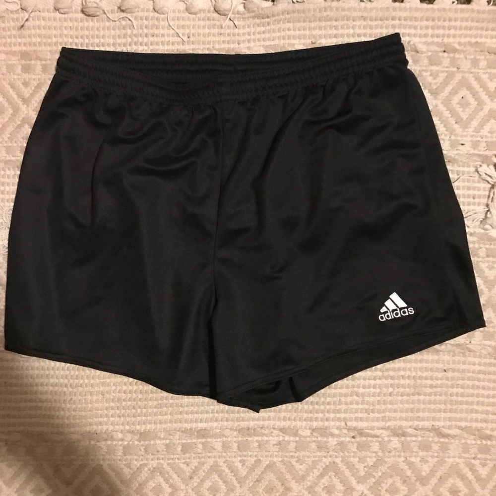 Black adidas shorts